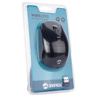 EVEREST SM-320 USB SİYAH 1600DPİ OPTİK KABLOSUZ MOUSE