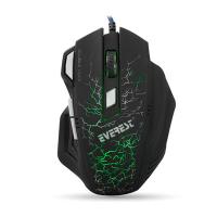 EVEREST SM-770 YILDIRIM DESENLİ USB SİYAH 3200 DPI GAMİNG MOUSE