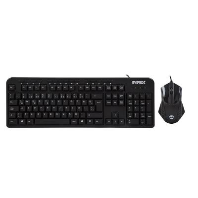 EVEREST UN-797 PLUS SİYAH USB COMBO Q MULTİMEDİA KLAVYE + MOUSE SET
