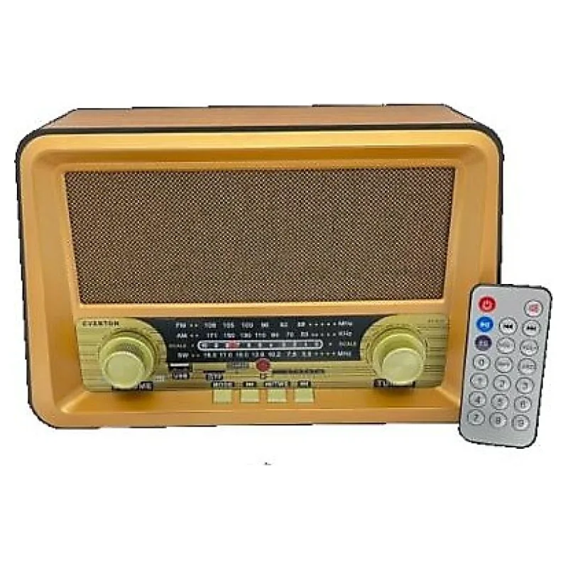 EVERTON RT-825 BLUETOOTH-USB-SD-FM KUMANDALI NOSTALJİK RADYO