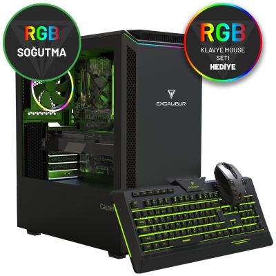 EXCALIBUR E600 İ5-10400F/16GB/500GB SSD/GTX1650 4GB VGA PC