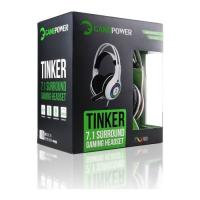 GAMEPOWER TİNKER V2 SİYAH 7.1 TİTREŞİMLİ GAMİNG OYUNCU KULAKLIĞI