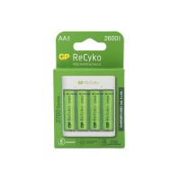 GP RECYKO ŞARJ CİHAZI VE 4X2600 MAH AA PİL