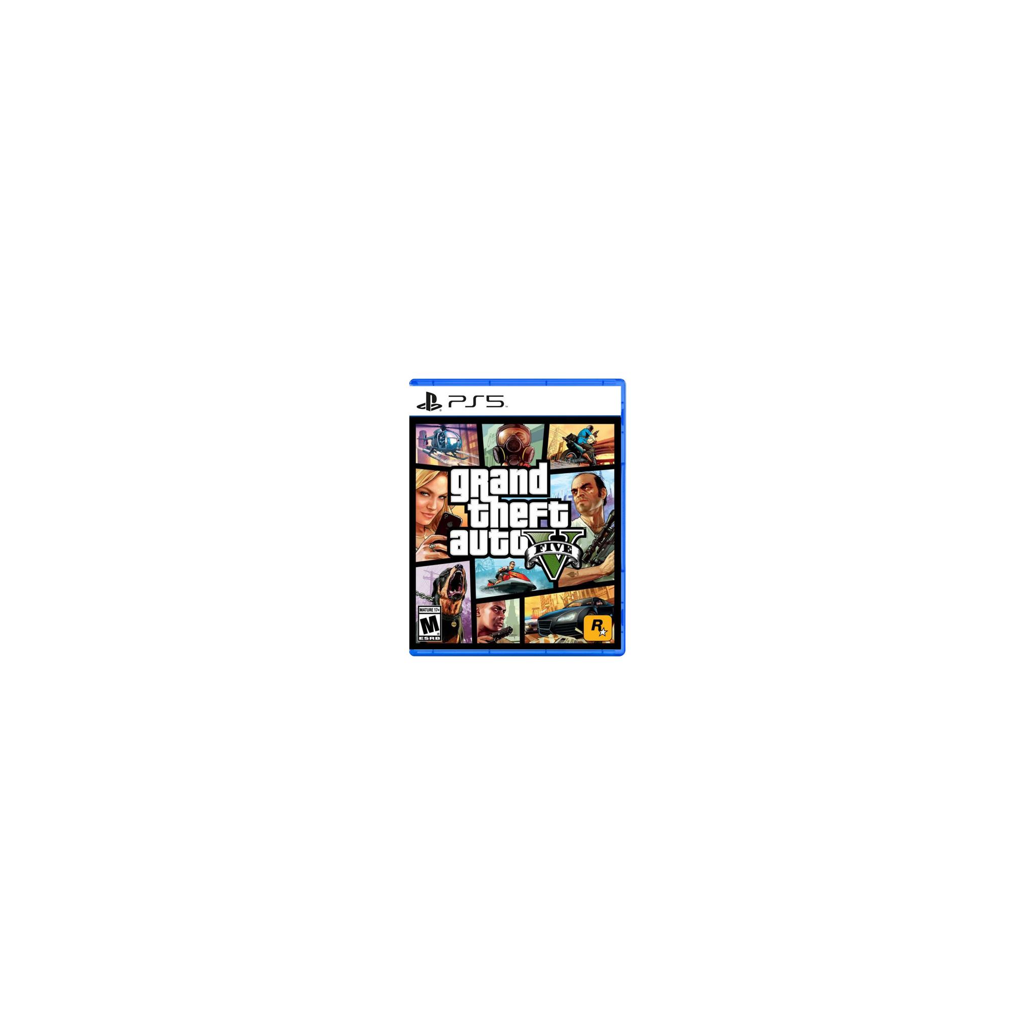 GTA 5 Sur PS5 - Grand Theft Auto V, édition 2022, Neuf Sous Blister PEGI 18