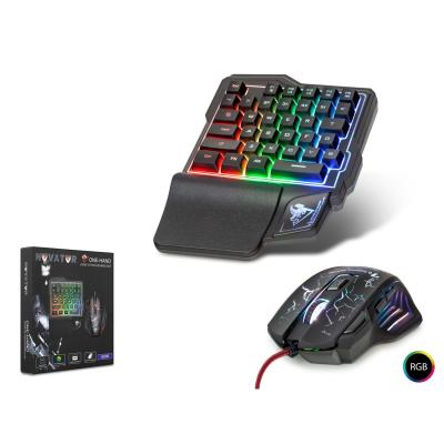 HADRON G506 OYUN KLAVYE & MOUSE SET LEDLİ Q
