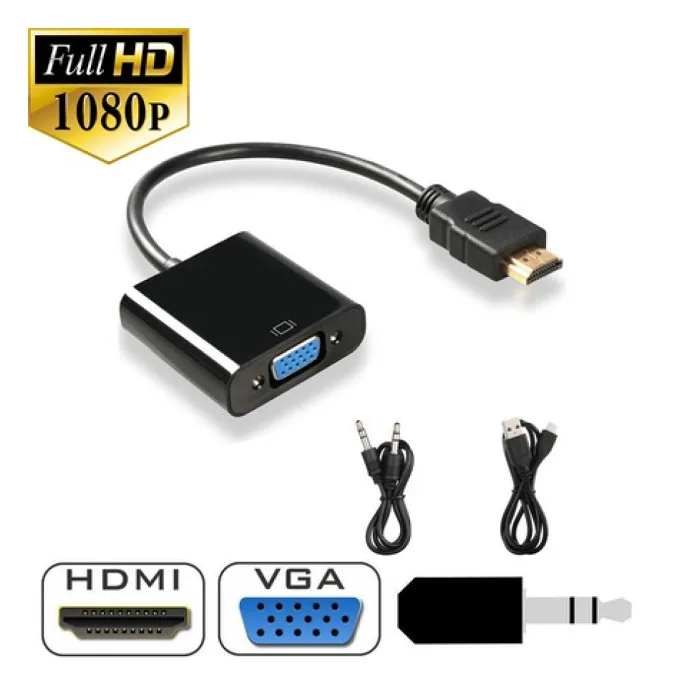 HDMI to VGA Dönüştürücü PS4 Uyumlu