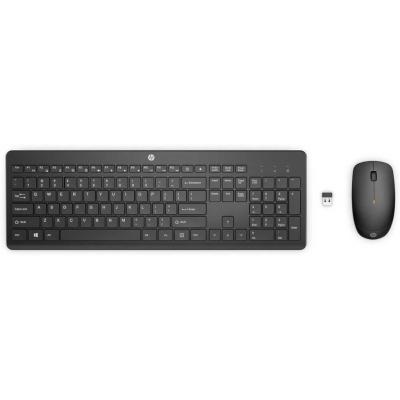 HP 230 KABLOSUZ SİYAH KLAVYE-MOUSE Q İNGİLİZCE 18H24AA