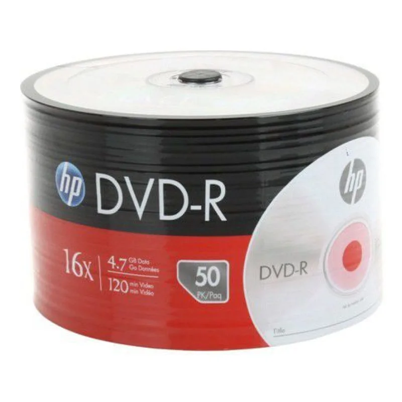 HP DVD+R 16X 50Lİ SPİNDLE 4.7GB 120DK (DRE00070-3)