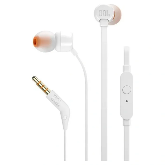 JBL T110 Beyaz Jack Kablolu Kulak İçi Kulaklık