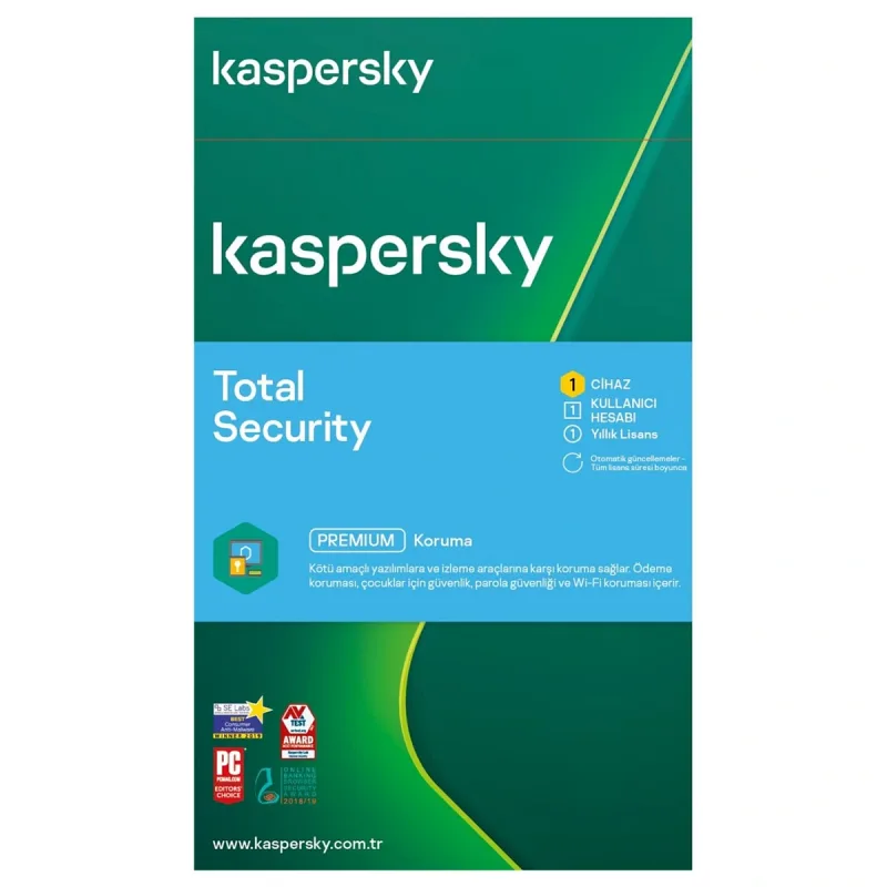 Kaspersky Total Securıty 1 Kullanıcı 1 Yıl