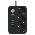 LDNIO 3 PRİZ 6 USB AKIM KORUMA 1.6 MT