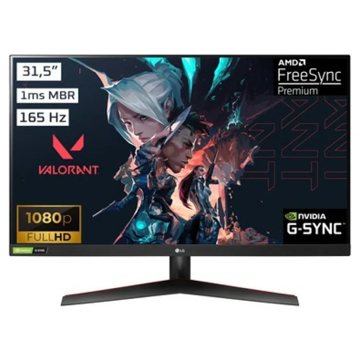 LG 31.5 32GN500-B LED 165 HZ 1 MS GAMİNG MONİTÖR SİYAH