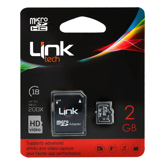 LINK TECH 2 GB MICRO SDHC SD ADAPTÖR CARD M101