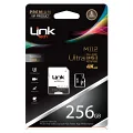 LINK TECH 256GB CLASS 10 MICRO SDHC SD ADAPTÖR CARD