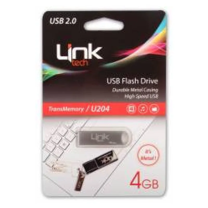 LINK TECH 4 GB USB 3.0 METAL FLASH BELLEK U204