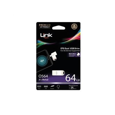 LINKTECH 64 GB MİCRO PREMİUM OTG DUAL 25MB/S USB BELLEK UBS 3.0
