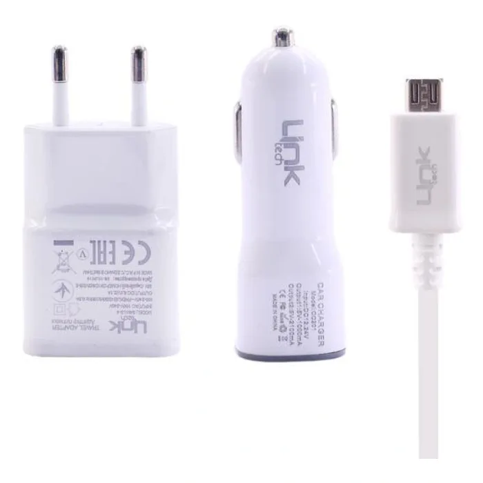 LINKTECH C404 IOS 4/4S 1.1A ŞARJ+KABLO