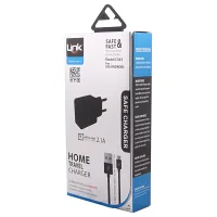 LINKTECH C503 HOME TRAVEL CHARGER 2.1A FOR ANDROID