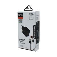 LINKTECH C525 SAFE MİCRO USB HIZLI ŞARJ CİHAZI Q.C 3.0 SİYAH