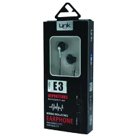 LINKTECH DEPORTIVOS E3 NOISE ISOLATING KULAK İÇİ KULAKLIK PEMBE