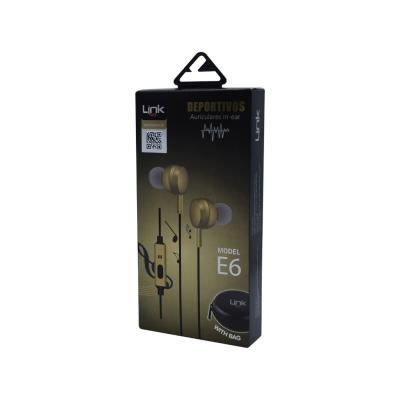 LINKTECH DEPORTIVOS E6 MİKROFONLU KULAKLIK - ÇANTALI