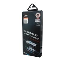 LINKTECH K485 LİGHTNİNG IŞIKLI 1MT ŞARJ/SENKRONİZASYON KABLOSU
