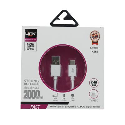 LINKTECH K563 (2,4 AMP) TYPE-C TURBO 2 MT DATA ŞARJ KABLOSU