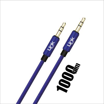 LINKTECH LCA - A577 3.5 AUX KABLO 1000 MM MAVİ