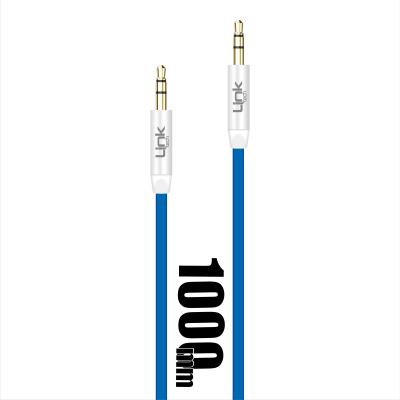 LINKTECH LCA - A585 3.5 AUX KABLO 1000 MM MAVİ