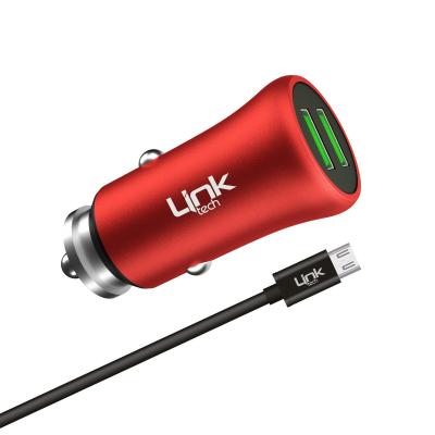 LINKTECH LCH-M581 METAL ARAÇ SARJI ANDROİD KIRMIZI