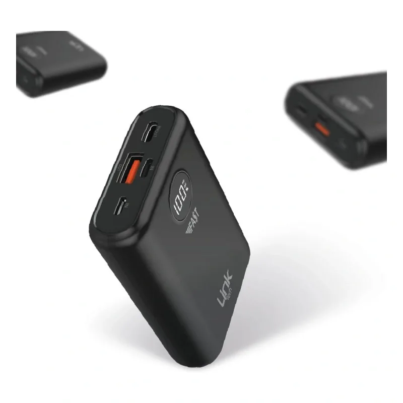 LINKTECH LF10 STRONG MİNİ 10.000 MAH POWERBANK SİYAH