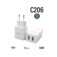 LİNKTECH LSC-C206 SAFE 10W DUAL ÇİFT USB ŞARJ BAŞLIĞI