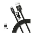 LINKTECH SAFE FAST K570 SİYAH DATA KABLO 2 M