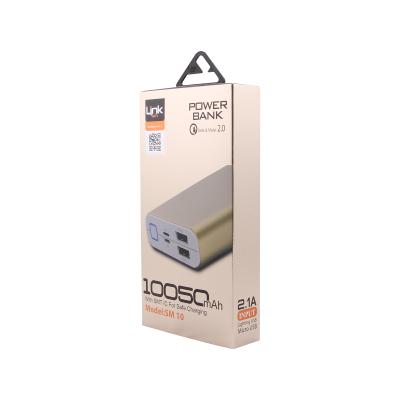 LINKTECH SM 10 10050 MAH 2.1A METAL POWER BANK