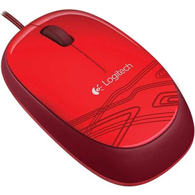LOGITECH M105 KIRMIZI KABLOLU MOUSE 910-002945