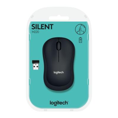 LOGİTECH M220 SİLENT CHARCOAL KABLOSUZ MOUSE