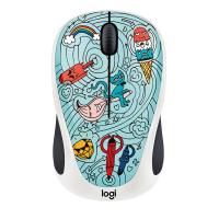 LOGİTECH M238 DOODLE KOLEKSİYON KABLOSUZ MOUSE - BAE-BEE BLUE