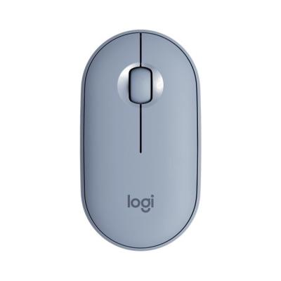 LOGİTECH M350 PEBBLE SESSİZ KABLOSUZ KOMPAKT MOUSE MAVİ/GRİ