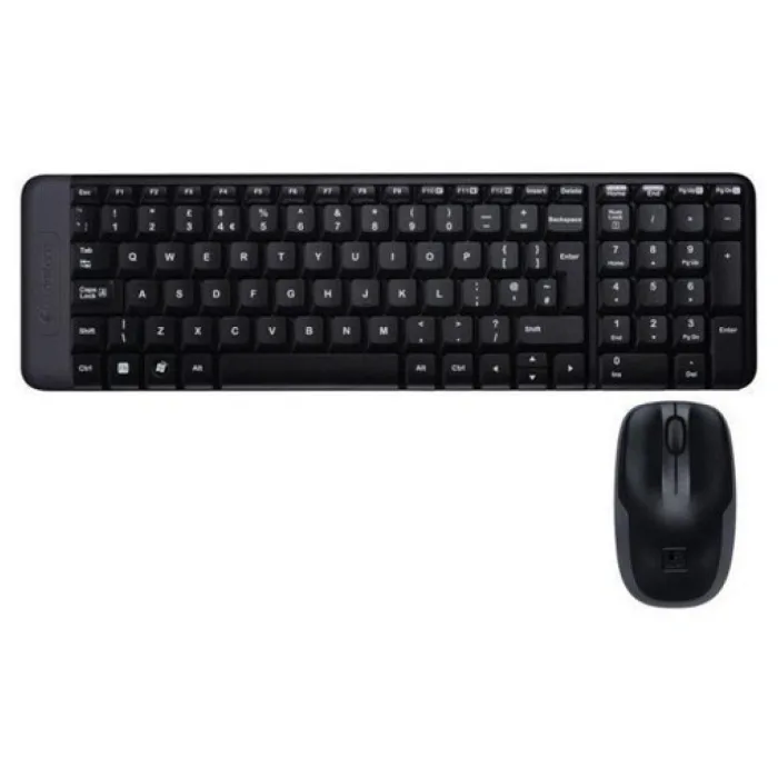 LOGITECH MK220 WIRELESS SİYAH KLAVYE MOUSE SET 920-003163