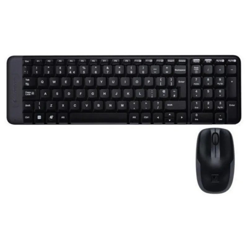 LOGITECH MK220 WIRELESS SİYAH KLAVYE MOUSE SET 920-003163
