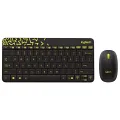 LOGITECH MK240 KABLOSUZ Q TR KLAVYE&MOUSE SET SARI-SIYAH