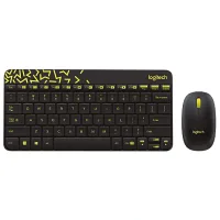 LOGITECH MK240 KABLOSUZ Q TR KLAVYE&MOUSE SET SARI-SIYAH