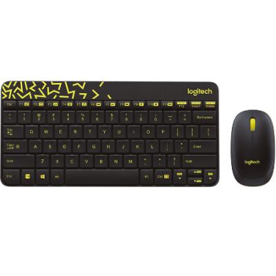 LOGITECH MK240 KABLOSUZ Q TR KLAVYE&MOUSE SET SARI-SIYAH