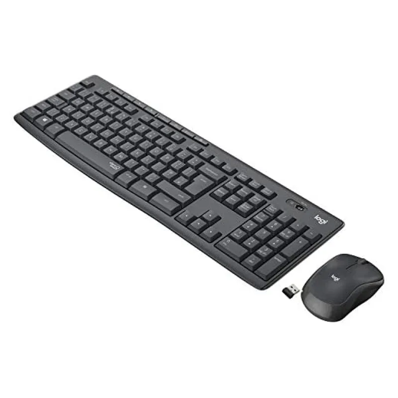Logitech MK295 920-009804 Siyah Sessiz Kablosuz Klavye Mouse Seti