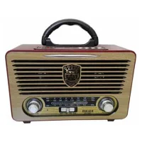 Meier M-115BT USB SD MP3 Destekli Bluetooth Şarjlı Nostaljik Radyo
