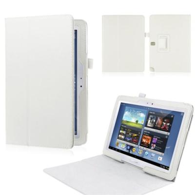 MICROSONIC SAMSUNG NOTE 10.1 2014 BEYAZ KICK STAND DERİ KILIF