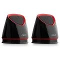 MİKADO MD-158 2.0 SİYAH/KIRMIZI USB SPEAKER
