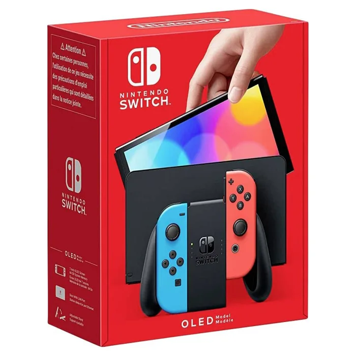 Nintendo Switch OLED Neon Red Blue Oyun Konsolu