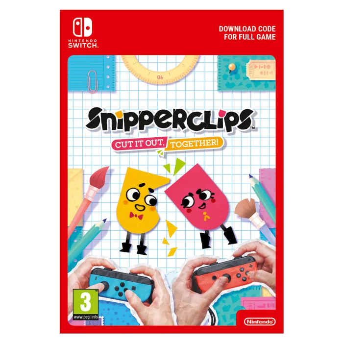 NINTENDO SWITCH OYUN SNİPPERCLİPS  CUT IT OUT TOGETHER OYUN