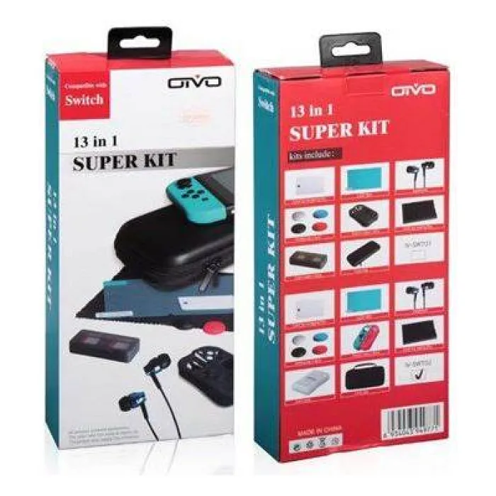 OİVO NINTENDO SWITCH 13 İN 1 FULL KORUYUCU AKSESUAR SETİ